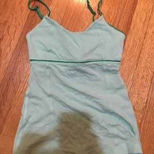 never worn LULULEMON cami tank with bra