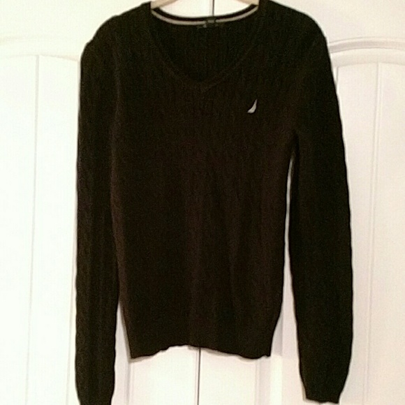 black nautica sweater