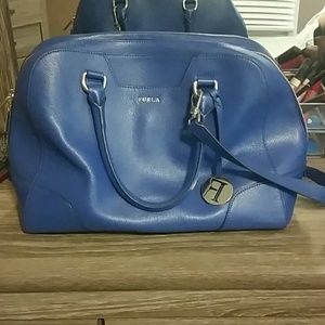 Cobalt blue Furla Handbag