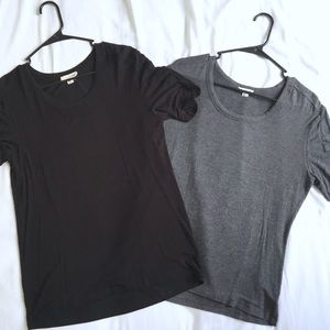TWO Like New Soft Scoop Neck Tees