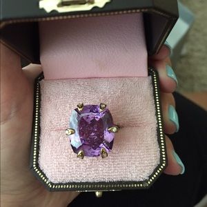 Juicy Couture Purple Stone ring Size 7