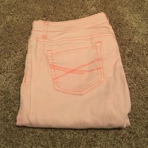 Areo regular fit peach jeans