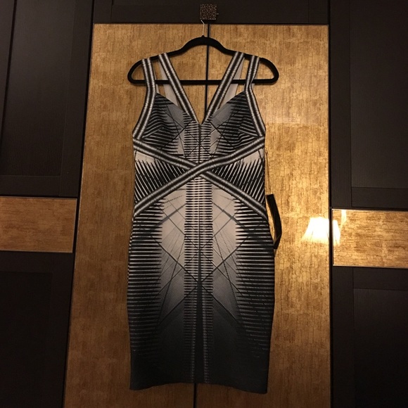 Black and white dress