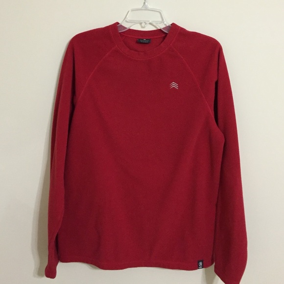 Solaris Red sweater for men size M %100 polyester - Picture 1 of 4
