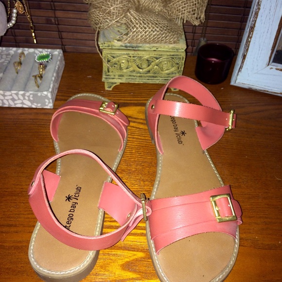 Pink sandals