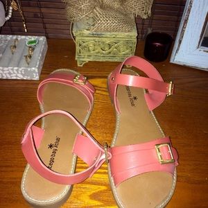 Pink sandals