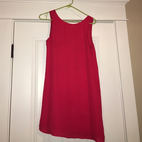 Women's red dress