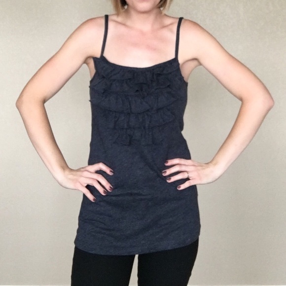 ⚡️️SALE⚡️J Crew | Soft | Ruffle | Tank - Picture 4 of 4