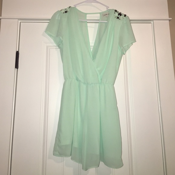 Mint romper.