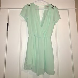 Mint romper.