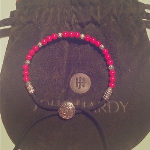 John Hardy red beaded bracelet- Brand New