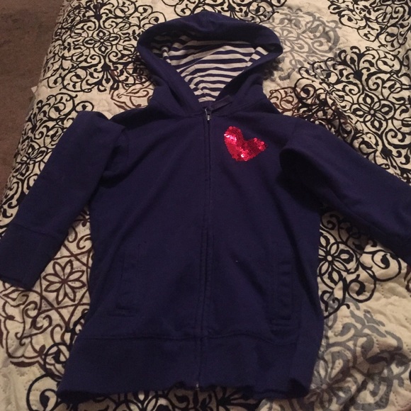 Blue hoodie