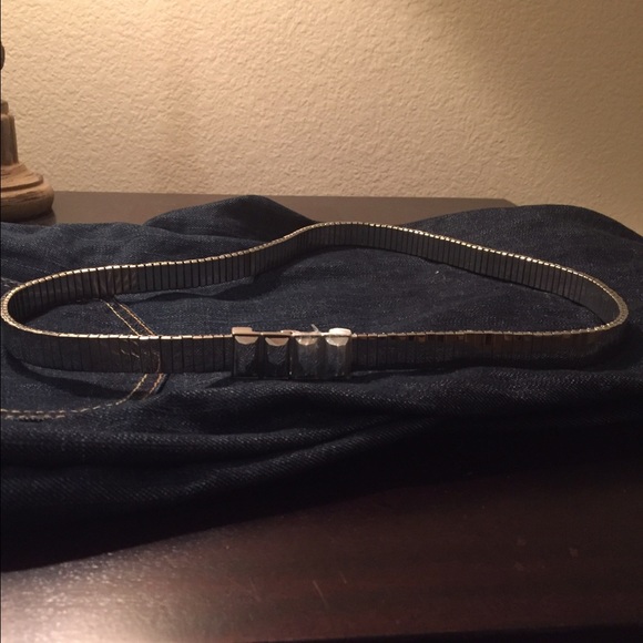SALE!Silver stretchy belt from WHBM