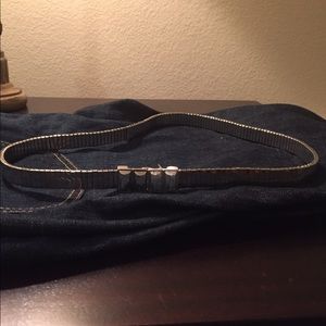 SALE!Silver stretchy belt from WHBM