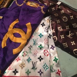 Designer brown scarf