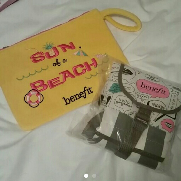 Benefit cosmetics bags backpack & bikini bag