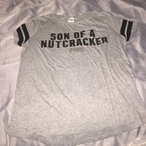 VS PINK 'son of a nutcracker' shirt