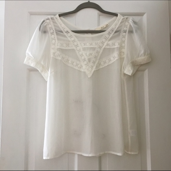 Lush Tops - Nordstroms Lush White Blouse Lush Tops - Nordstroms Lush White Blouse