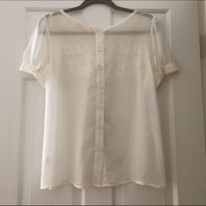 Lush Tops - Nordstroms Lush White Blouse Lush Tops - Nordstroms Lush White Blouse