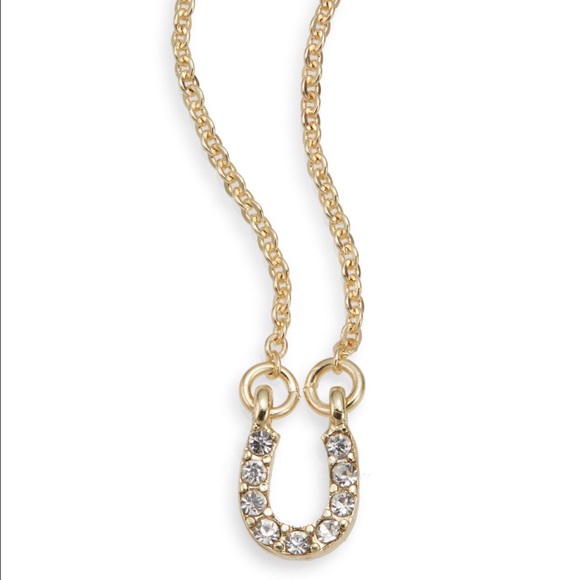 New Pavé Horseshoe Pendant Necklace!