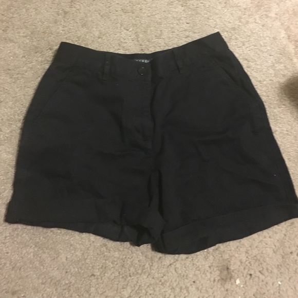 Ralph Lauren black high waisted shorts