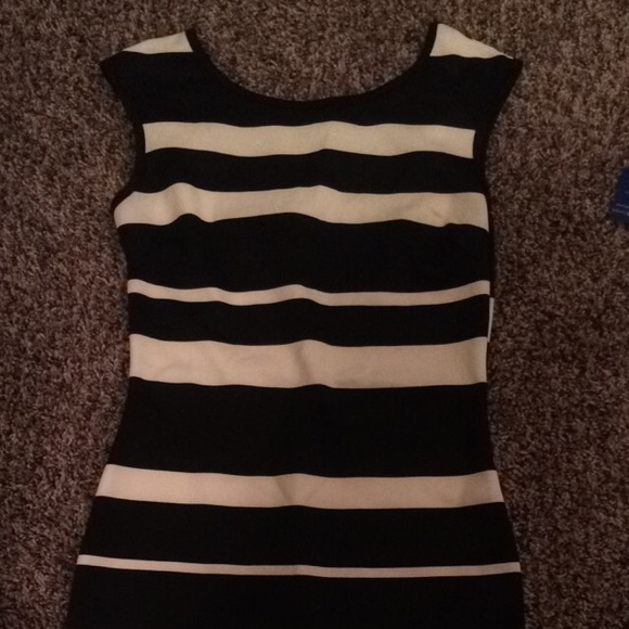 Black and white dress