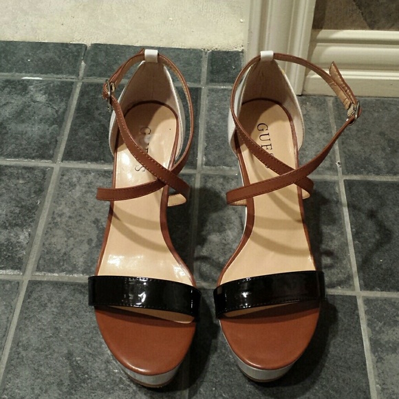 Wedge Sandle Heels - NEW - Picture 2 of 4