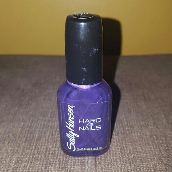 Sally hansen nail polish in rock bottom.