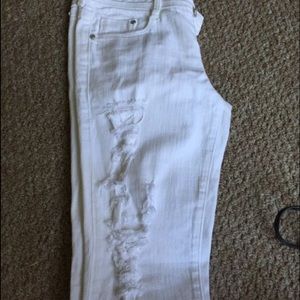 White BEBE jeans