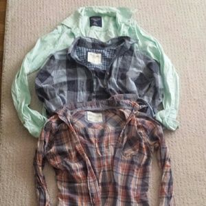 3 button down shirts