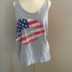 Tank top with open back