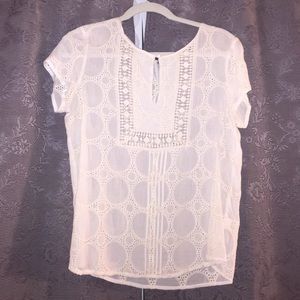 Matty M cream blouse