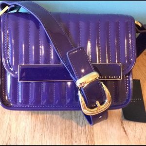NEW Ted Baker Purple Turtle Crossbody Bag