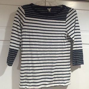 J. Crew Boat Neck Artist Tee