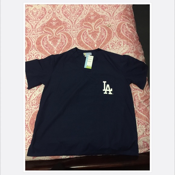 Blue Dodger Scrub Top! Go Dodgers! - Picture 1 of 1