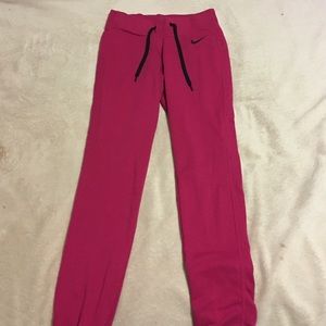 Pink nike sweatpants