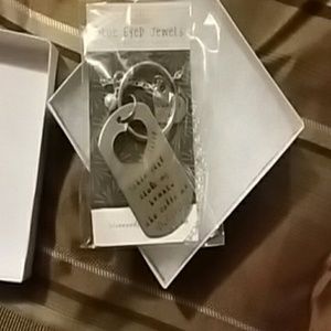 Keychain has Ariel on name for dad and daughter