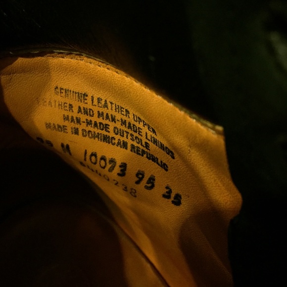 Black leather Timberland Boots