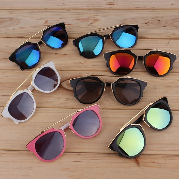Retro Vintage Style Cat Eye Sunglasses - Picture 4 of 4