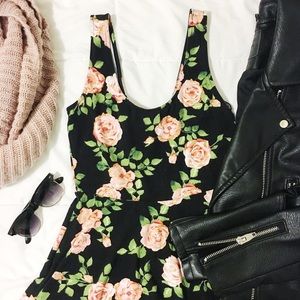 Floral skater dress