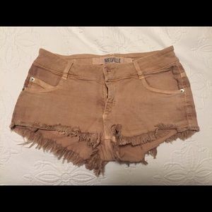Nude Brandy Melville denim shorts