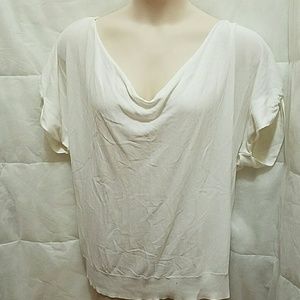 Plus size neckline blouse