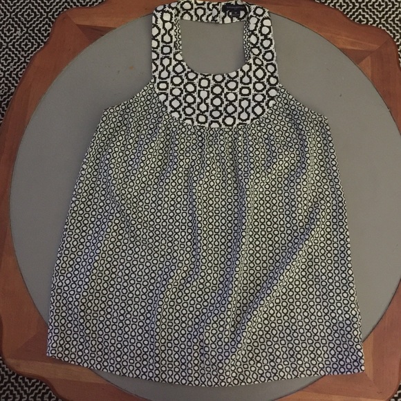 Banana Republic black & white tank