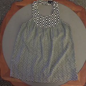Banana Republic black & white tank