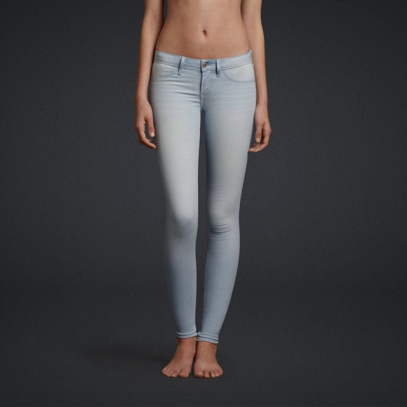 Hollister light wash jeggings