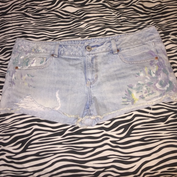 American eagle jean shorts