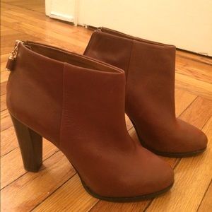 Tan Leather Booties