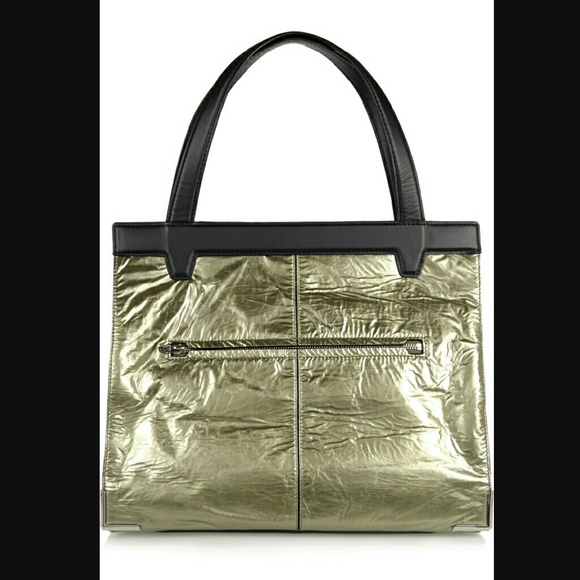 ALEXANDER WANG Prisma foiled leather tote