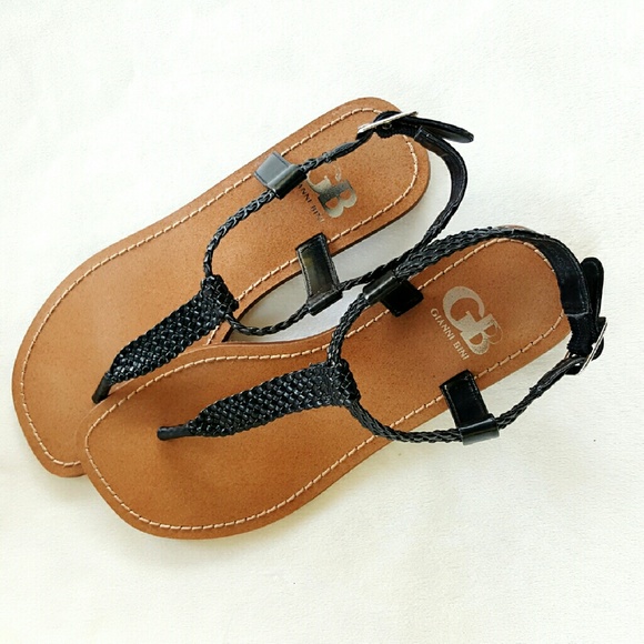 gianni bini black sandals