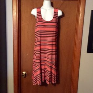 🌞 Summer Blowout Striped Racerback Dress L